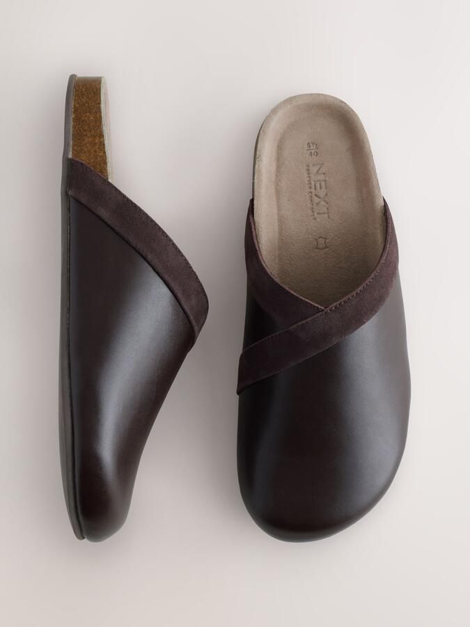 Next Clogs 'Forever Comfort' donkerbruin - Foto 6