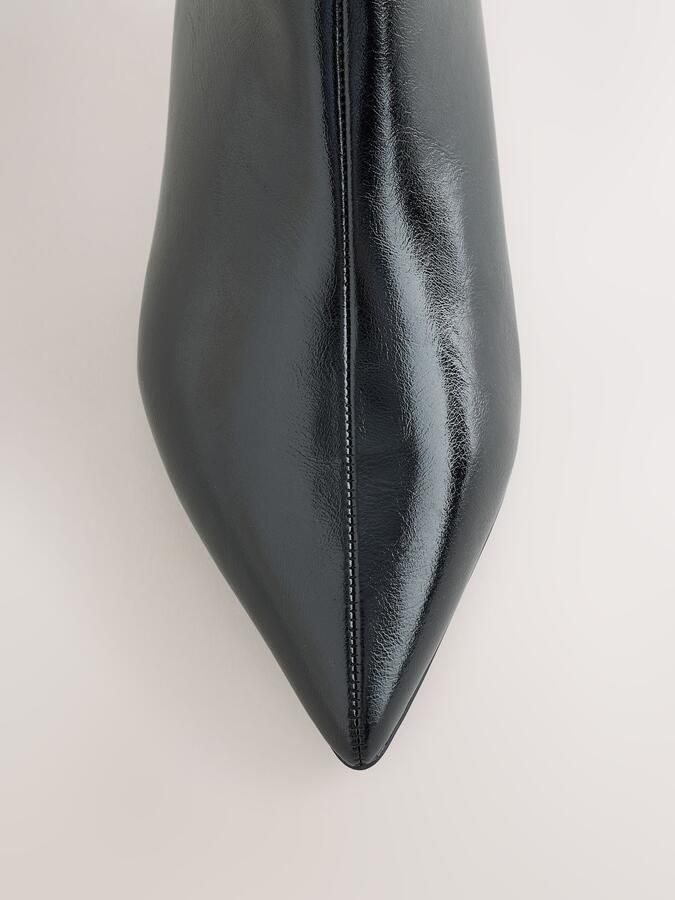 Next Dames Forever Comfort laarsjes met kleine hak en extra brede pasvorm Zwart - Foto 4