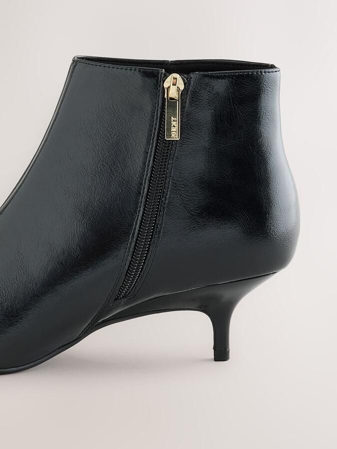 Next Dames Forever Comfort laarsjes met kleine hak en extra brede pasvorm Zwart - Foto 5