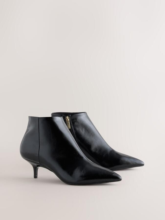 Next Dames Forever Comfort laarsjes met kleine hak Zwart - Foto 4