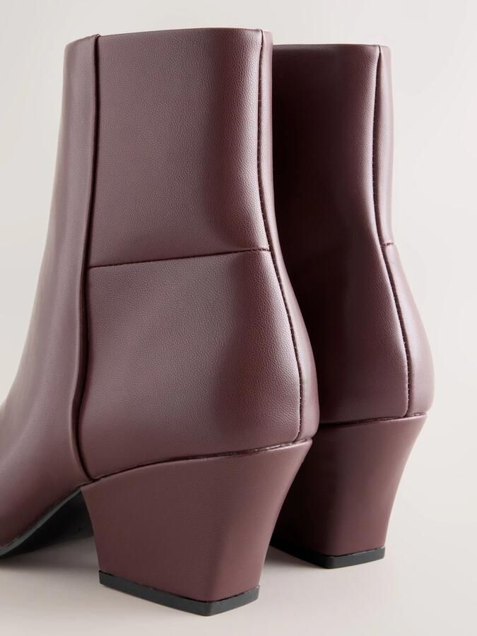 Next Dames Forever Comfort enkellaarzen met puntneus Rood - Foto 3