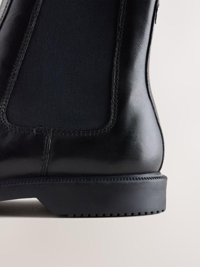 Next Dames Forever Comfort leren Chelsea-enkellaarzen Zwart - Foto 5