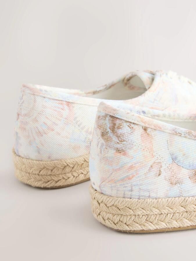 Next Espadrilles 'Forever Comfort' lichtblauw bruin rosa wit - Foto 5