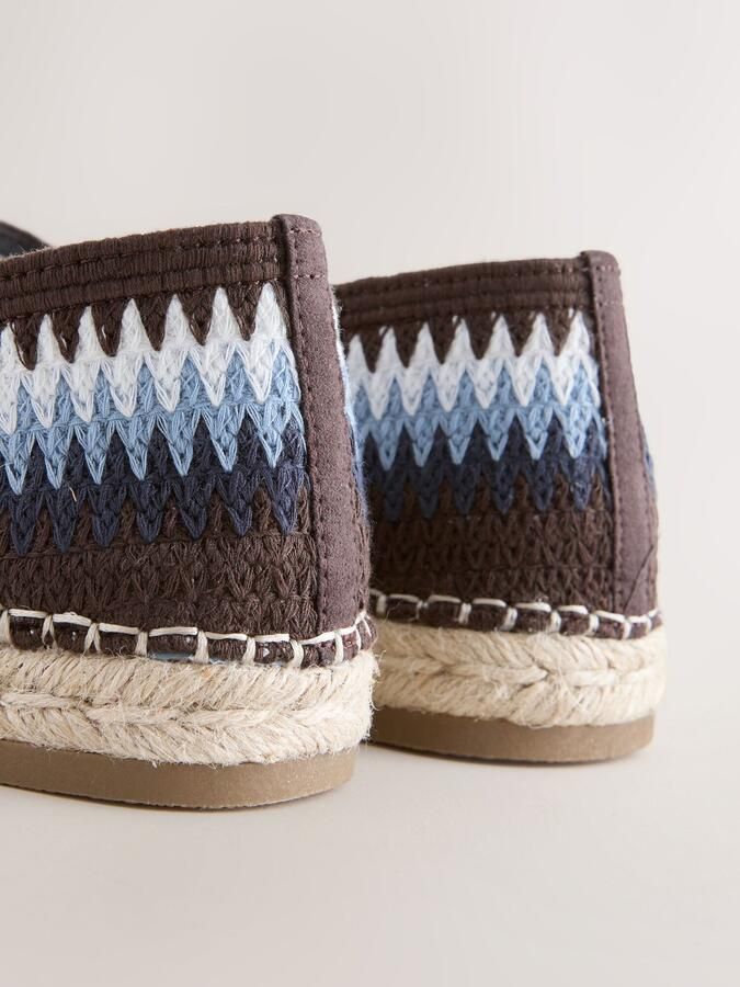 Next Espadrilles 'Forever Comfort' navy lichtgeel - Foto 3