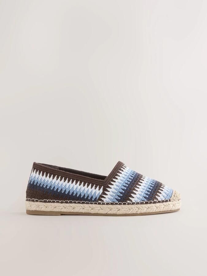 Next Espadrilles 'Forever Comfort' navy lichtgeel - Foto 4