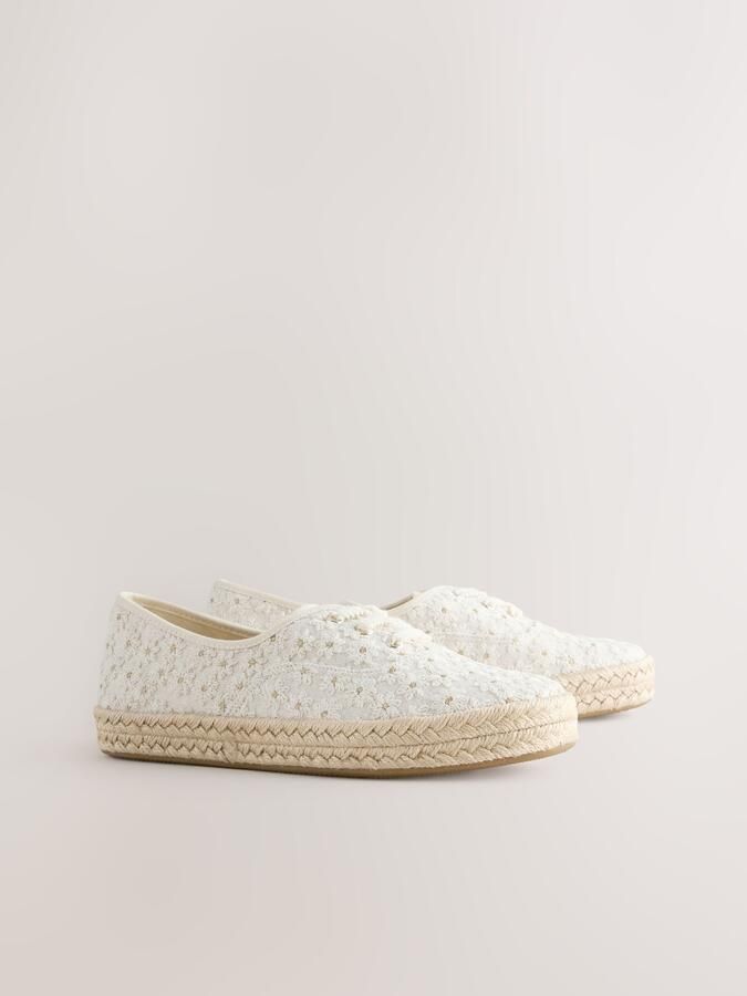 Next Espadrilles 'Forever Comfort' taupe goud - Foto 3