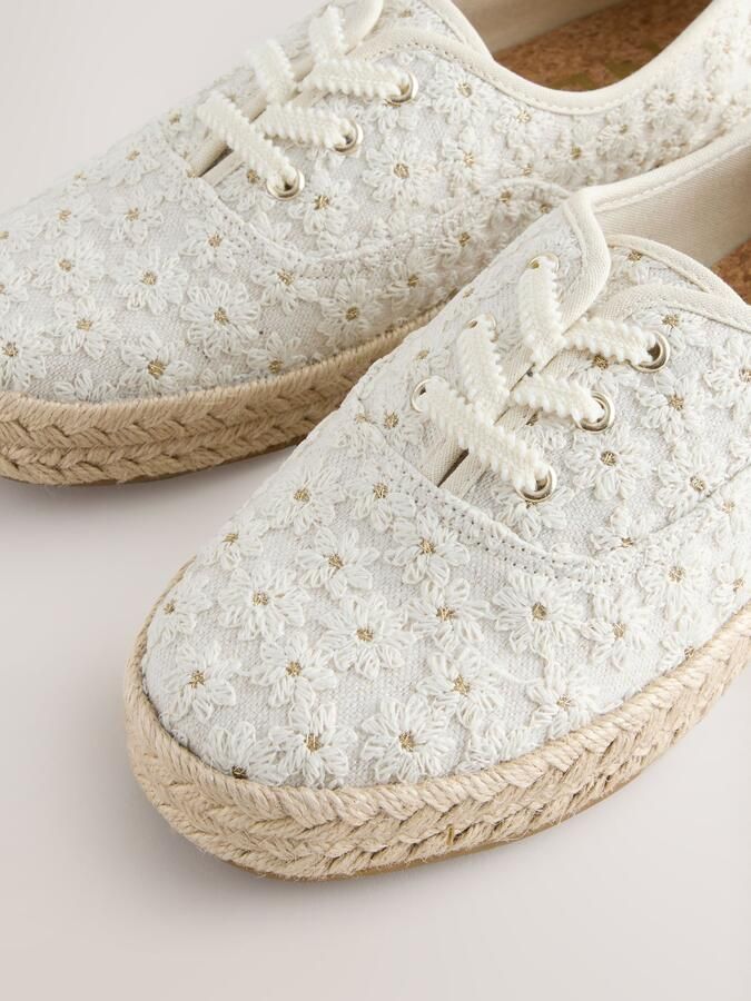 Next Espadrilles 'Forever Comfort' taupe goud - Foto 5
