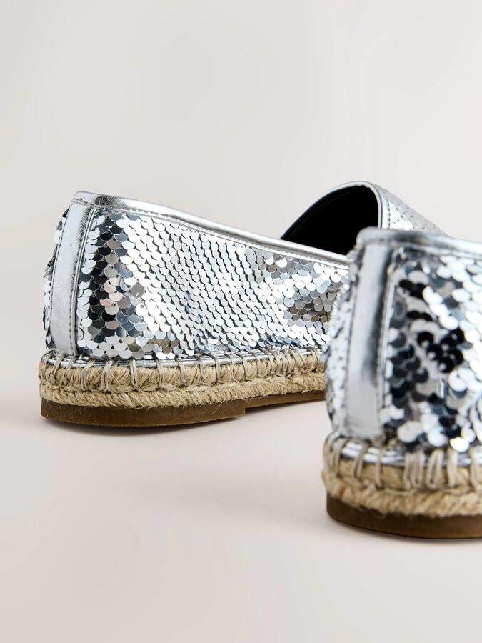 Next Espadrilles 'Forever Comfort' zilver - Foto 3