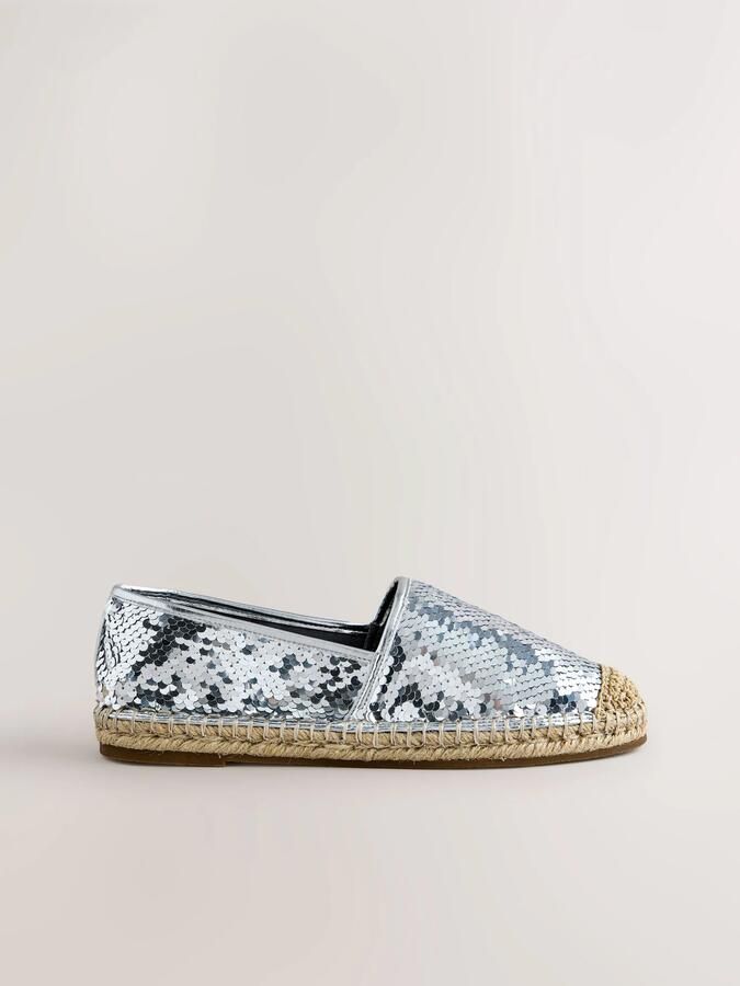 Next Espadrilles 'Forever Comfort' zilver - Foto 2