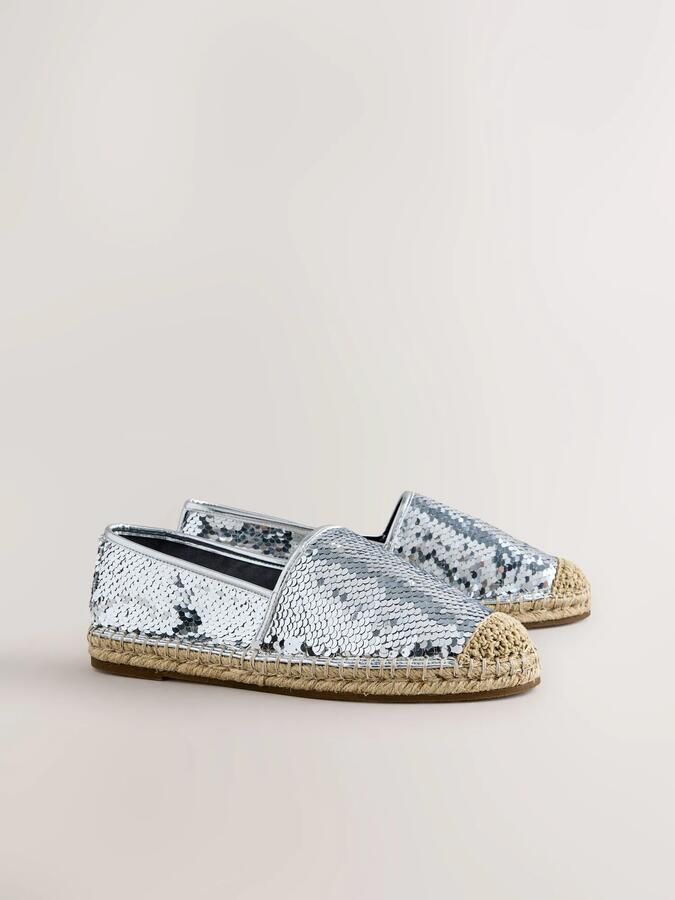 Next Espadrilles 'Forever Comfort' zilver - Foto 6