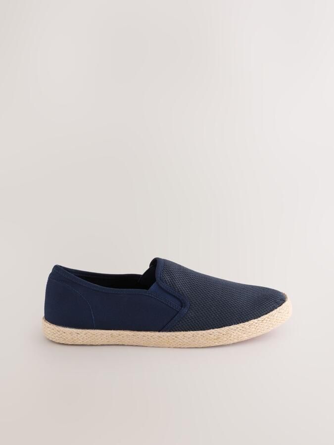 Next Heren Mesh espadrilles Blauw - Foto 2