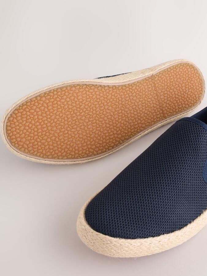 Next Heren Mesh espadrilles Blauw - Foto 6