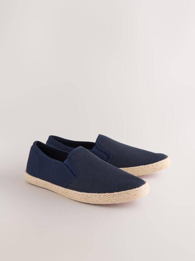 Next Heren Mesh espadrilles Blauw - Foto 5