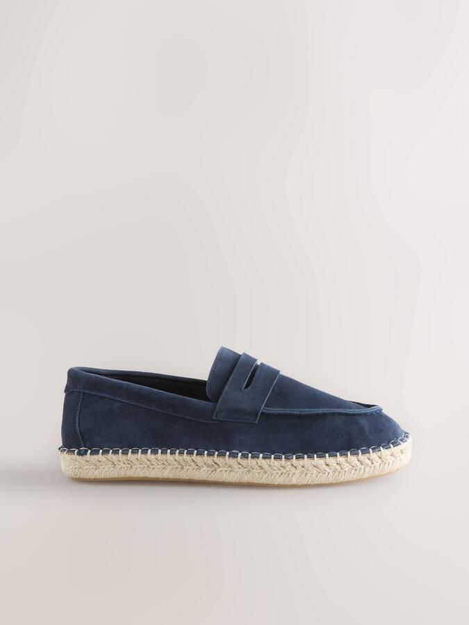 Next Heren Suède espadrilles Blauw - Foto 6