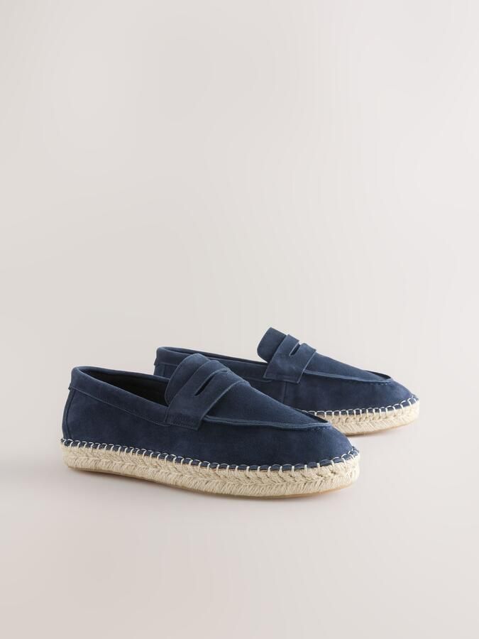 Next Heren Suède espadrilles Blauw - Foto 2