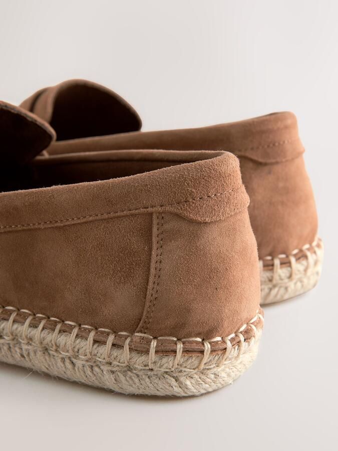 Next Heren Suède espadrilles Bruin - Foto 3