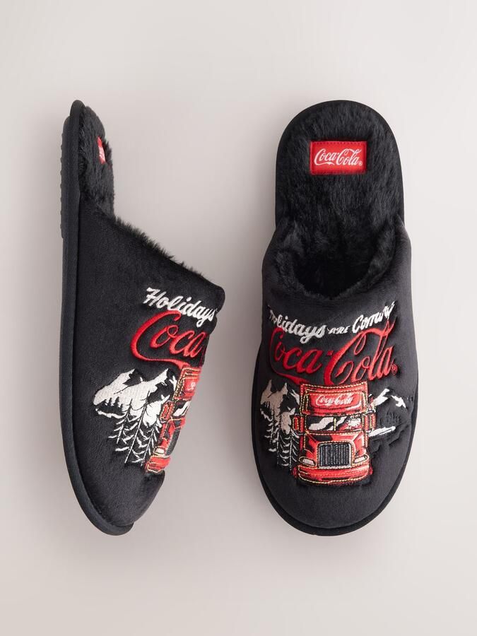 Next Huisschoen 'Coca-Cola' rood zwart wit - Foto 2