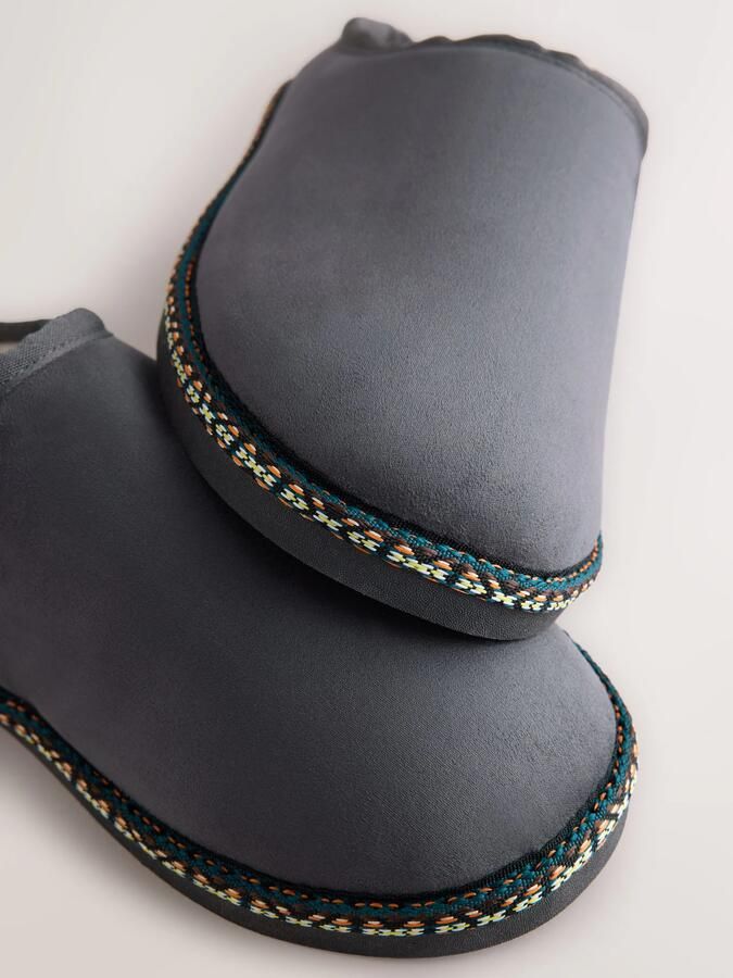 Next Heren Muilpantoffels met bies Grijs - Foto 4