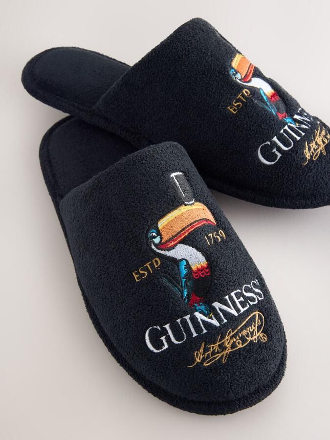 Next Huisschoen 'Guinness' pasteelgeel kreeft zwart wit - Foto 3