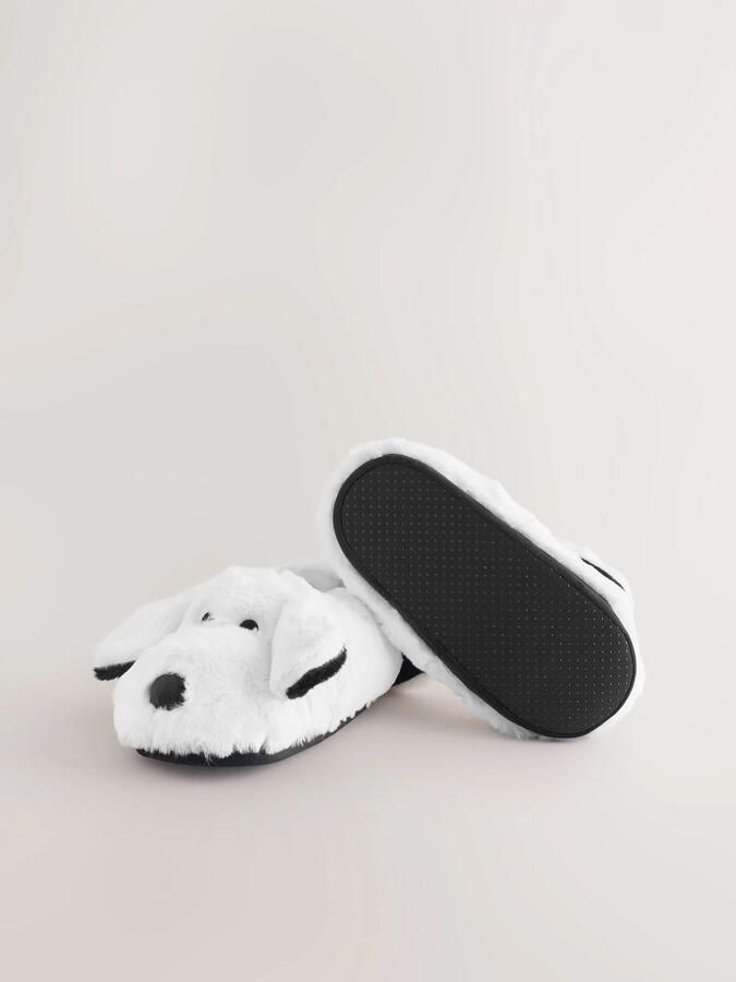 Next Heren Pantoffels met 3D Snoopy-motief Wit - Foto 4