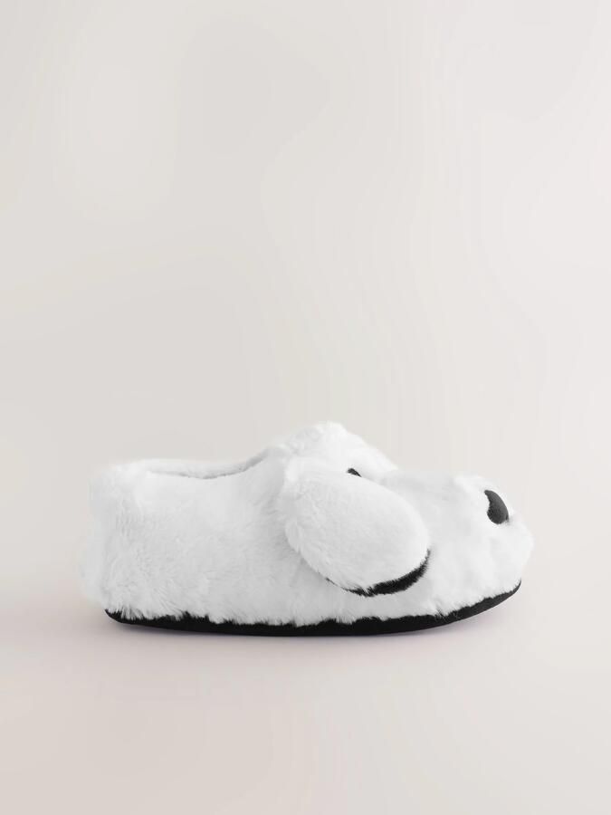 Next Heren Pantoffels met 3D Snoopy-motief Wit - Foto 5