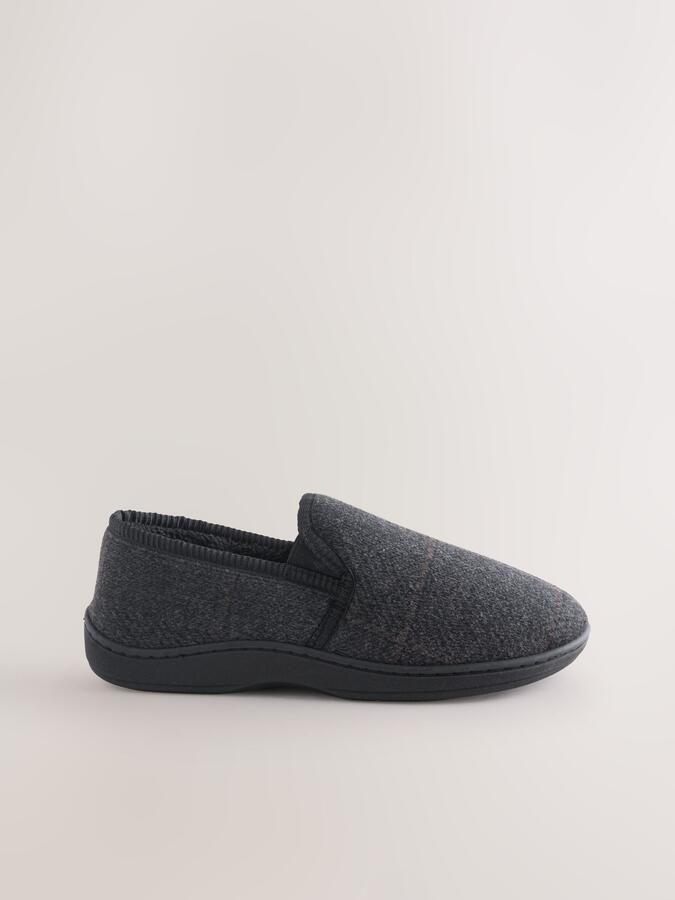 Next Heren Pantoffels met dichte hiel Zwart - Foto 3
