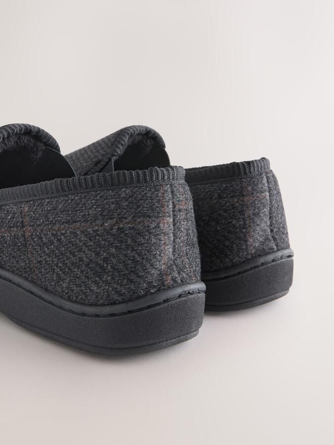 Next Heren Pantoffels met dichte hiel Zwart - Foto 4