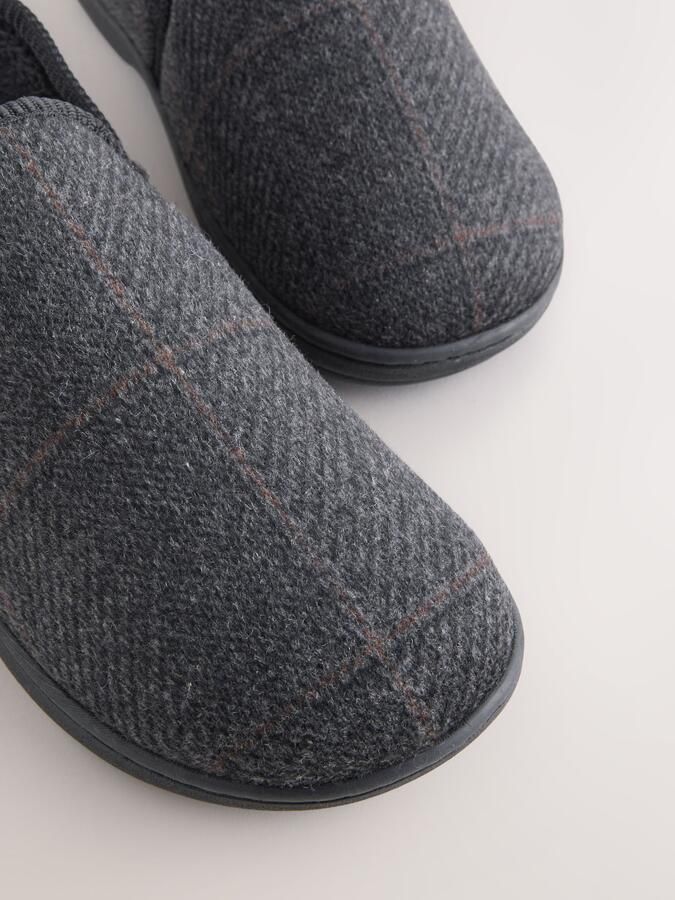 Next Heren Pantoffels met dichte hiel Zwart - Foto 5