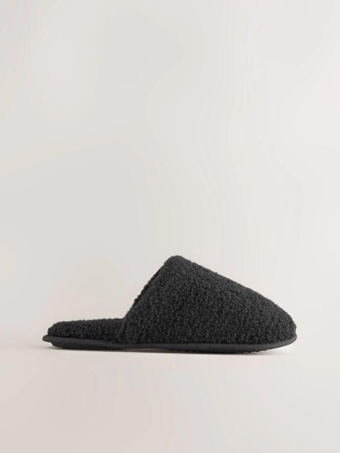 Next Heren Muilpantoffels met borgvoering Zwart - Foto 2