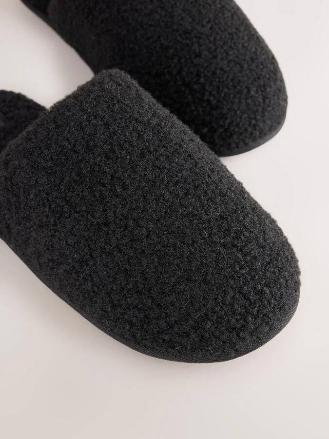 Next Heren Muilpantoffels met borgvoering Zwart - Foto 4