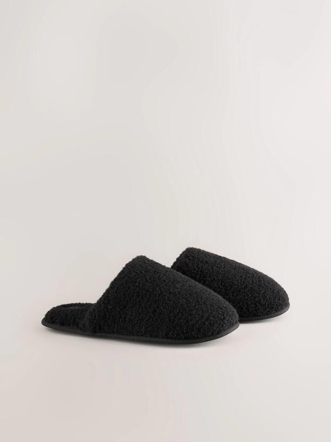 Next Heren Muilpantoffels met borgvoering Zwart - Foto 6