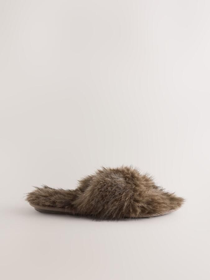 Next Huisschoenen beige bruin - Foto 2