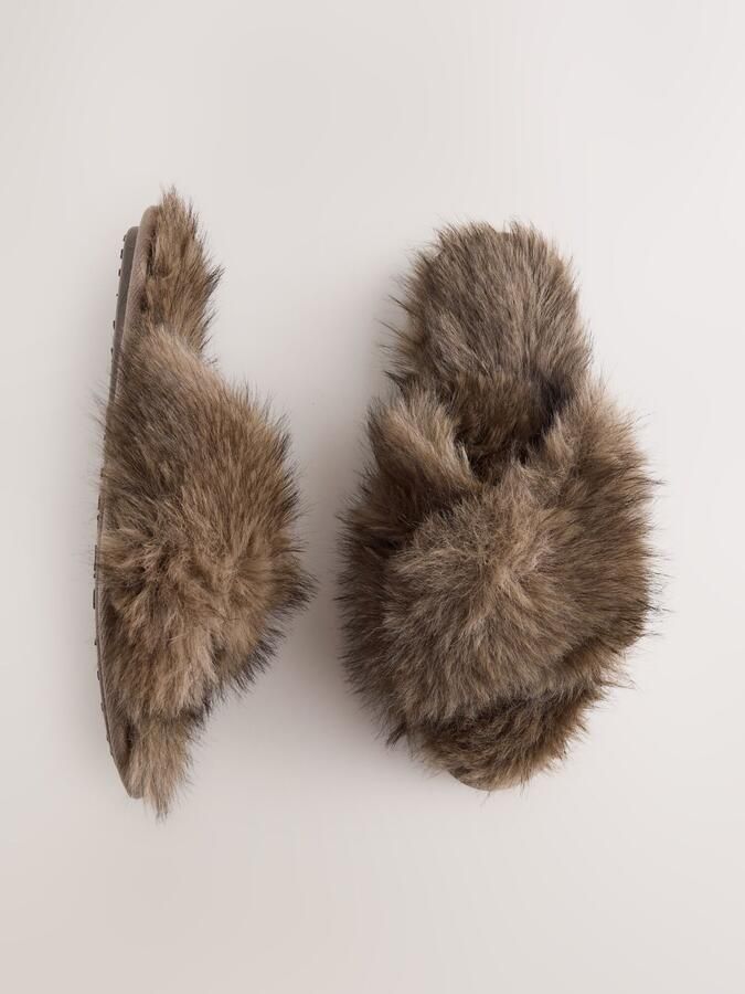 Next Huisschoenen beige bruin - Foto 6