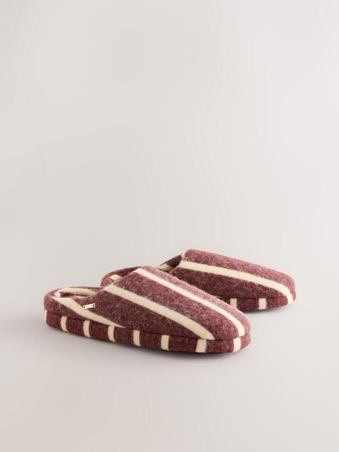 Next Huisschoenen beige chocoladebruin - Foto 4