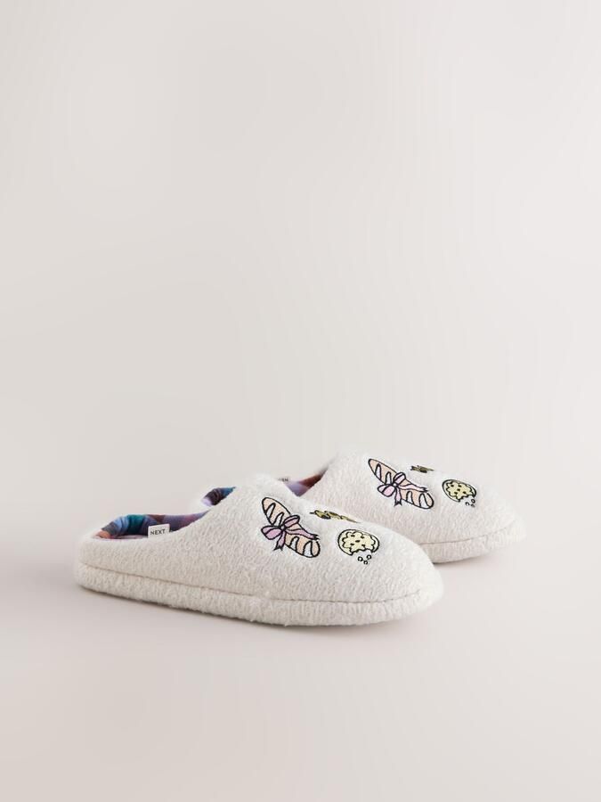 Next Huisschoenen beige crème rosa - Foto 5