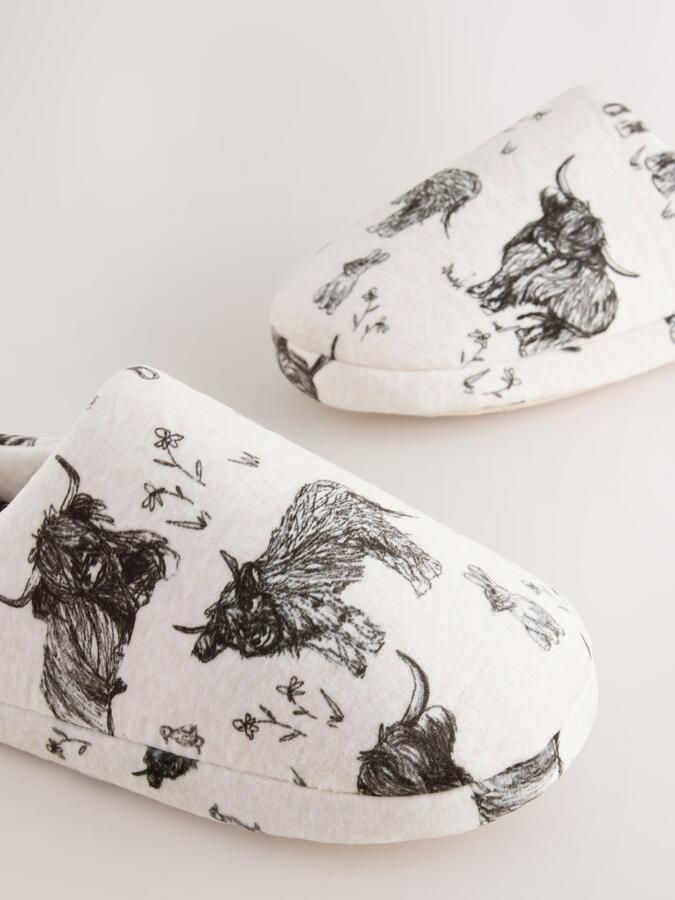 Next Huisschoenen beige zwart wit - Foto 3