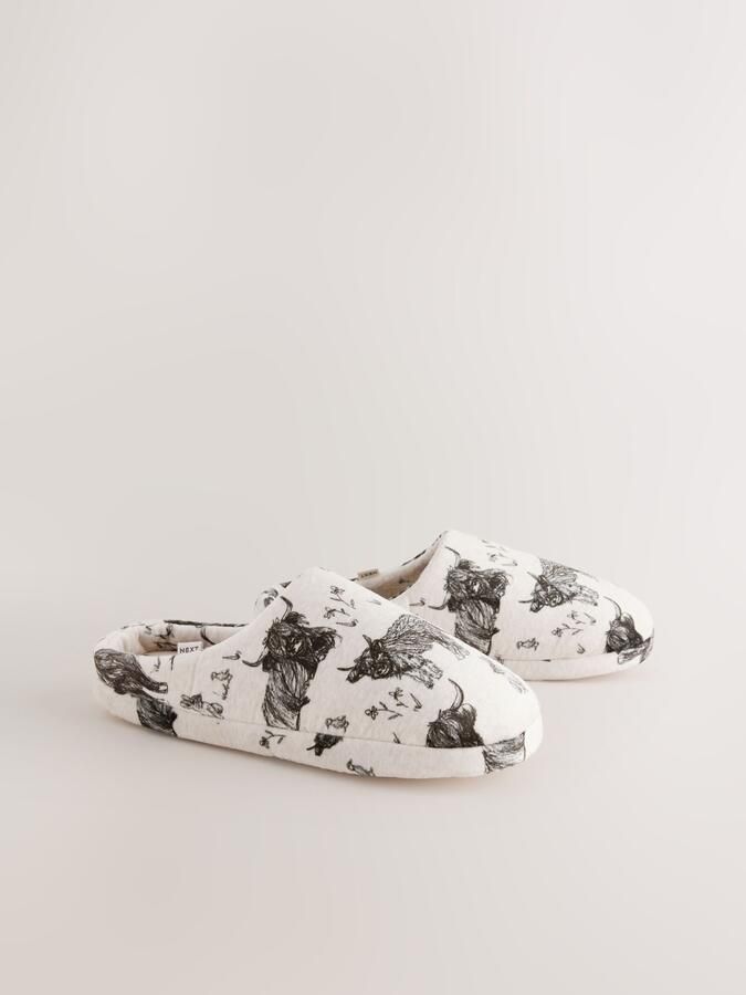 Next Huisschoenen beige zwart wit - Foto 5