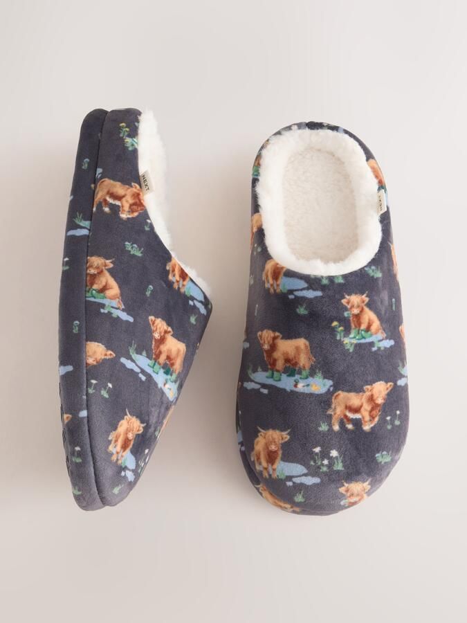 Next Huisschoenen blauw bruin antraciet donkergroen - Foto 2