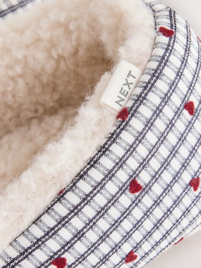 Next Huisschoenen blauw grijs rood - Foto 2