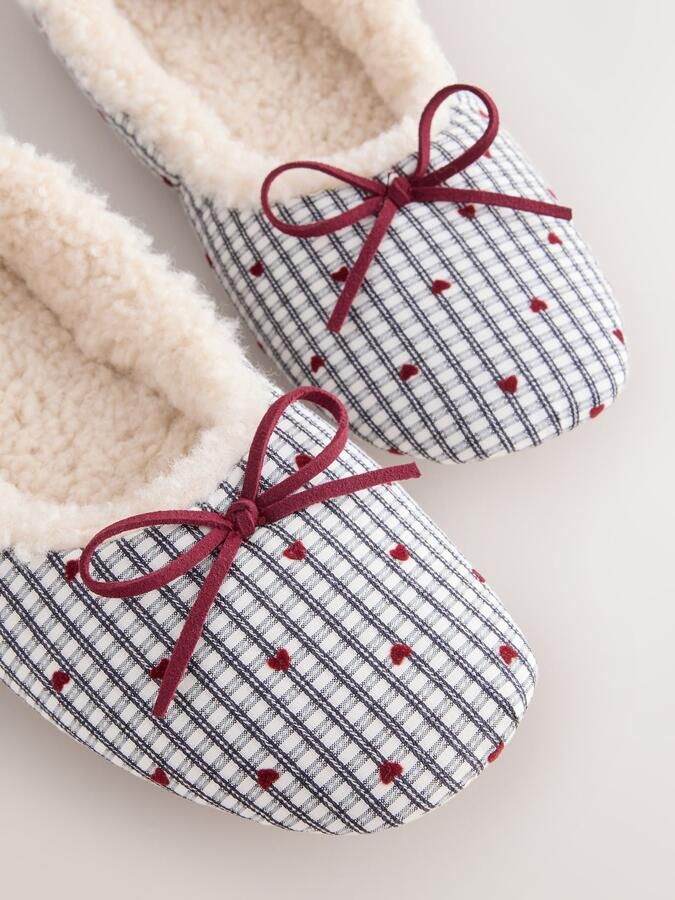 Next Huisschoenen blauw grijs rood - Foto 4