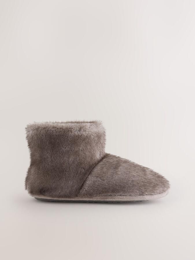 Next Huisschoenen brokaat donkergrijs - Foto 4