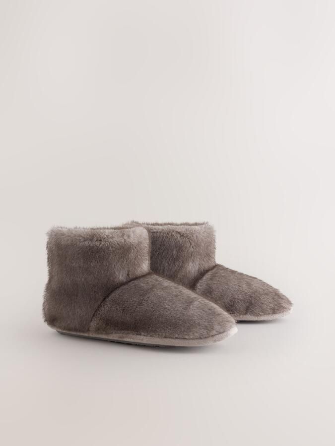 Next Huisschoenen brokaat donkergrijs - Foto 5