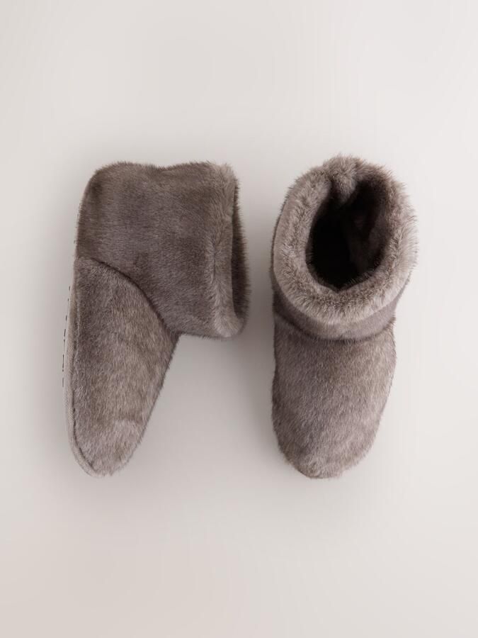 Next Huisschoenen brokaat donkergrijs - Foto 6