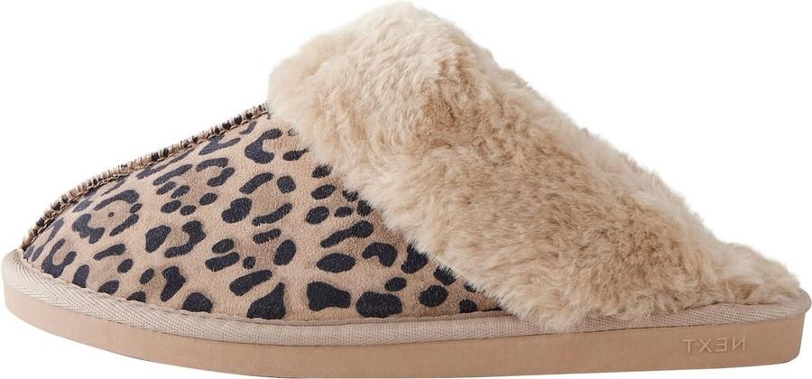 Next Huisschoenen brokaat zwart