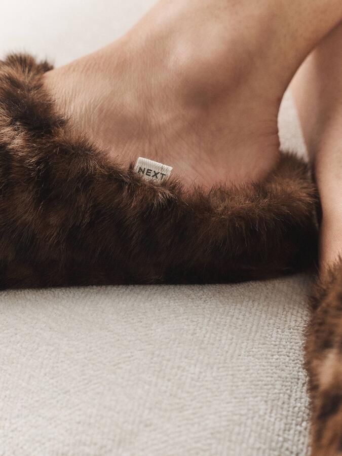 Next Huisschoenen bruin lichtbruin zwart - Foto 4