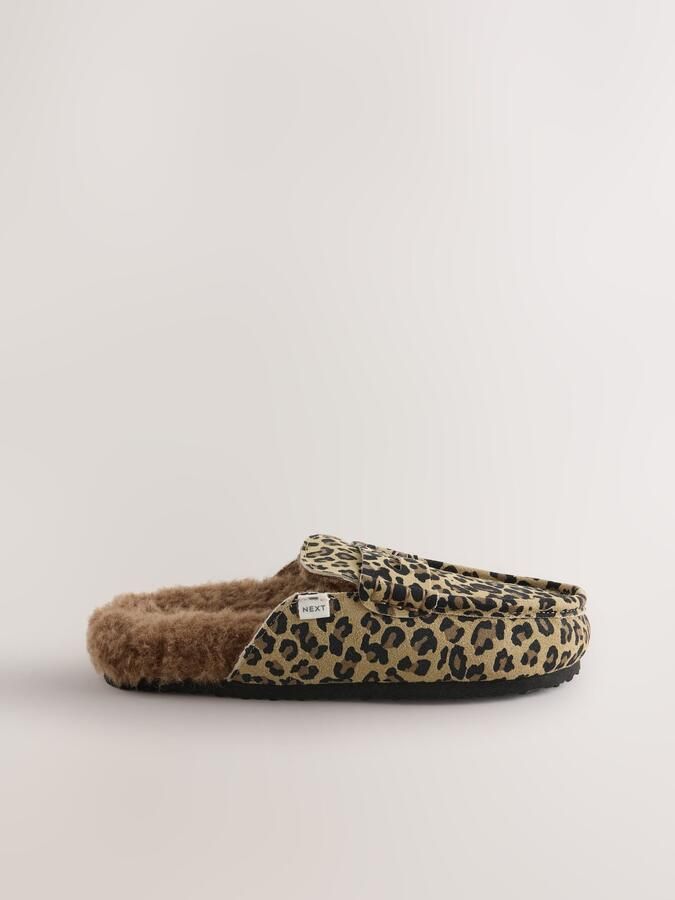 Next Huisschoenen bruin lichtbruin zwart - Foto 4