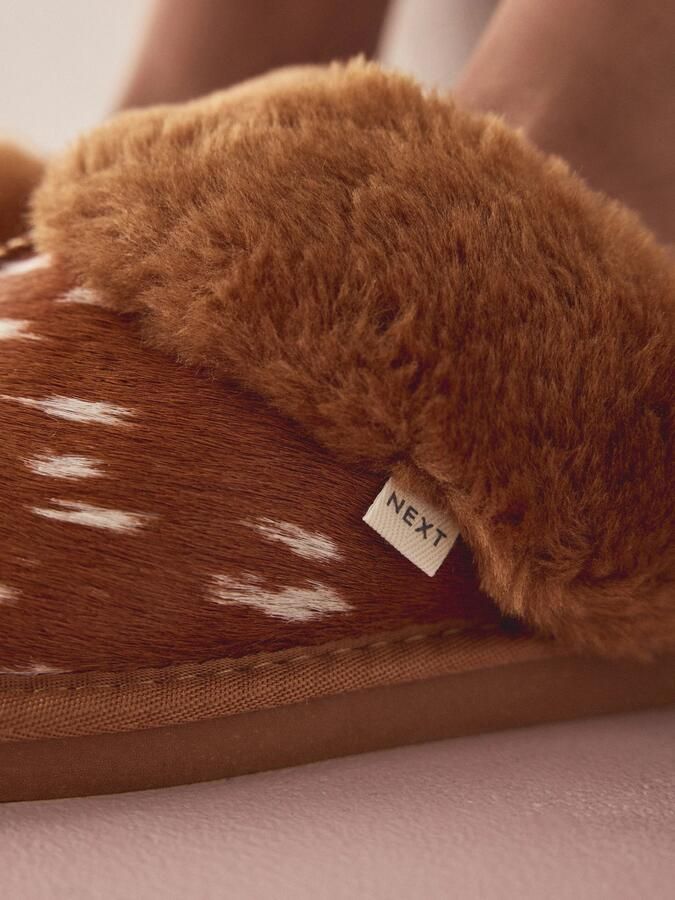 Next Huisschoenen bruin wit - Foto 2