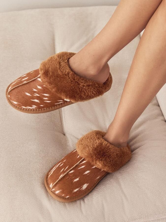 Next Huisschoenen bruin wit - Foto 6