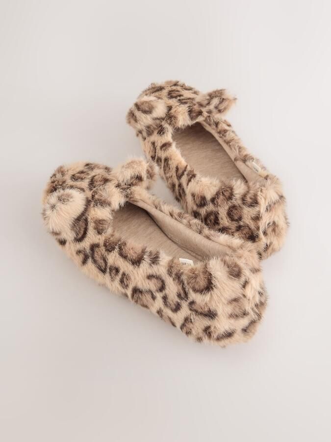 Next Huisschoenen cappuccino mokka donkerbruin - Foto 3