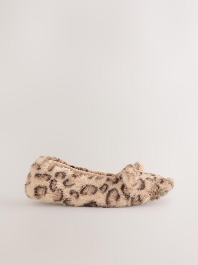 Next Huisschoenen cappuccino mokka donkerbruin - Foto 4